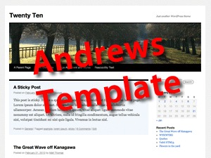Custom WordPress theme