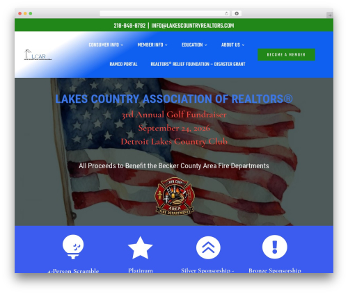 Divi theme WordPress - lakescountryrealtors.com
