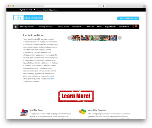 Subscribe by email WordPress plugin - nicaholland.com