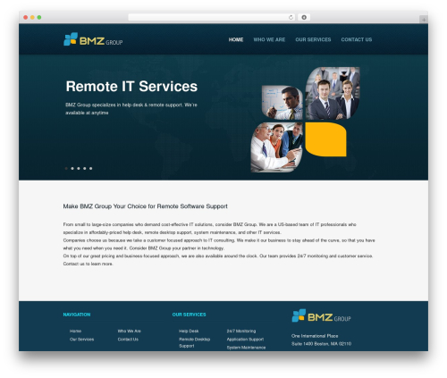 Royalslider WordPress plugin - bmzgroup.com