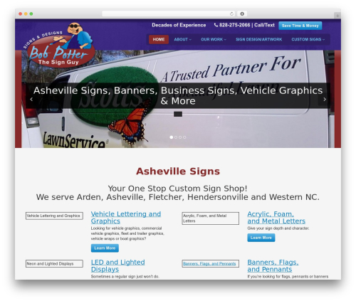 Flat Theme theme WordPress - bobpotterthesignguy.com Flat Theme theme WordPress - bobpotterthesignguy.com