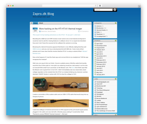 iTheme WordPress theme - blog.zapro.dk