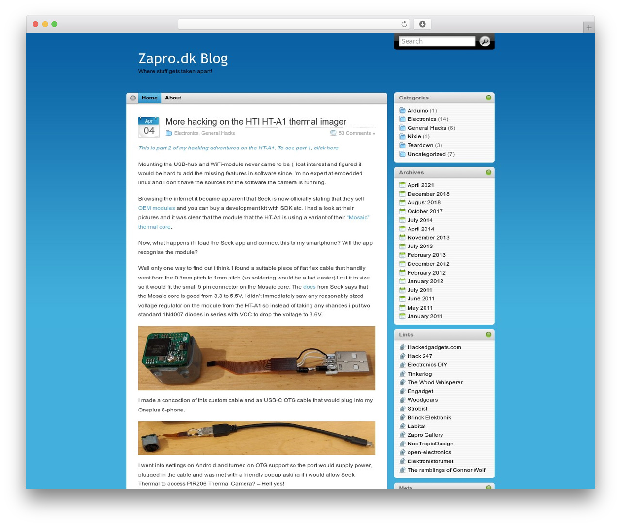 iTheme WordPress theme - blog.zapro.dk