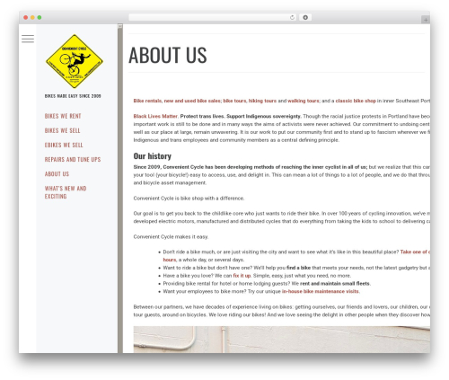 Minimal Grid WordPress theme - convenientcycle.com