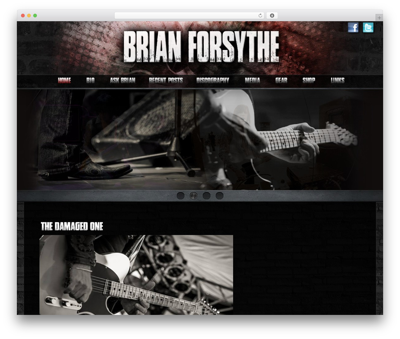 WordPress theme Dark N Gritty Evolved - brianforsythe.com WordPress theme Dark N Gritty Evolved - brianforsythe.com