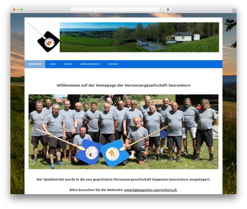 WordPress theme Forestly - hg-saurenhorn.ch