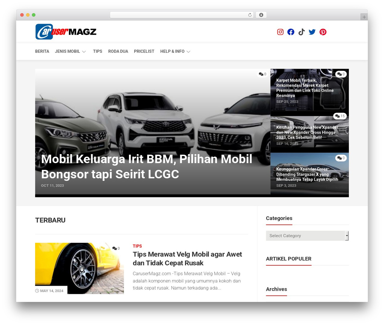 Writeup theme WordPress free - carusermagz.com