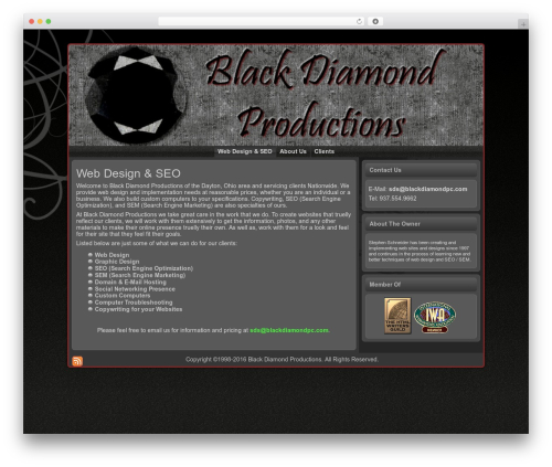 BDP2 WordPress theme - blackdiamondpc.com