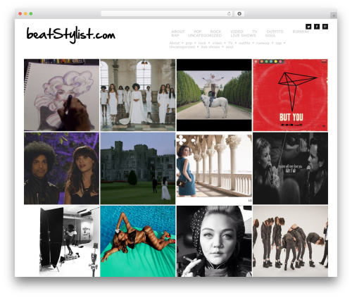 Best WordPress theme Square Box Responsive Theme - beatstylist.com