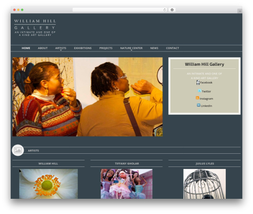 cherry WordPress theme - williamhillgallery.com