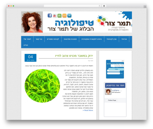 Contango theme WordPress - blog.tamarzur.co.il
