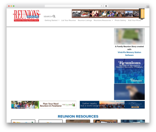 DuckDiverFramework theme WordPress - reunionsmag.com