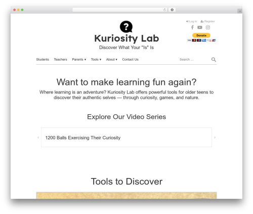 Generic WordPress theme - kuriositylab.org Generic WordPress theme - kuriositylab.org