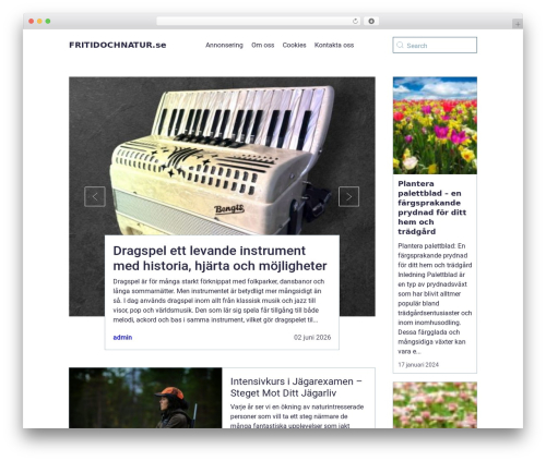 Klikko 3c WordPress theme - fritidochnatur.se