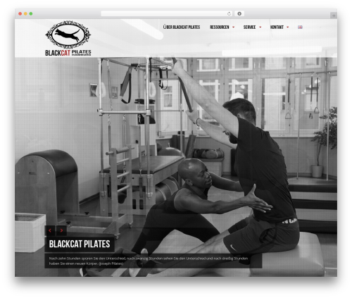 Lensa WordPress website theme - blackcatpilates.com/?lang=de