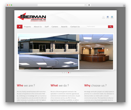 Maxx WordPress theme - bierman-inc.com