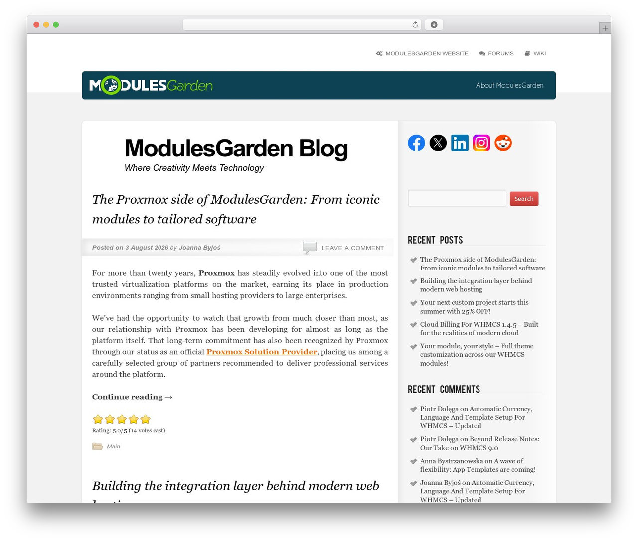 SmartOne theme WordPress - blog.modulesgarden.com SmartOne theme WordPress - blog.modulesgarden.com