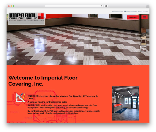 WordPress theme Architect - imperial-flooring.com