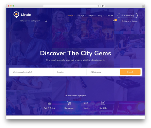 Apus listdo WordPress plugin - demoapus-wp1.com/listdo