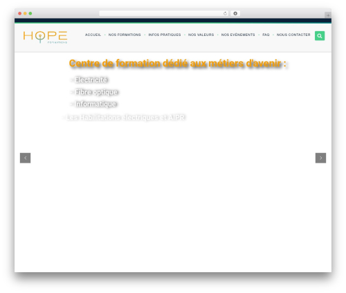WordPress theme LMStudy - hopeformations.fr