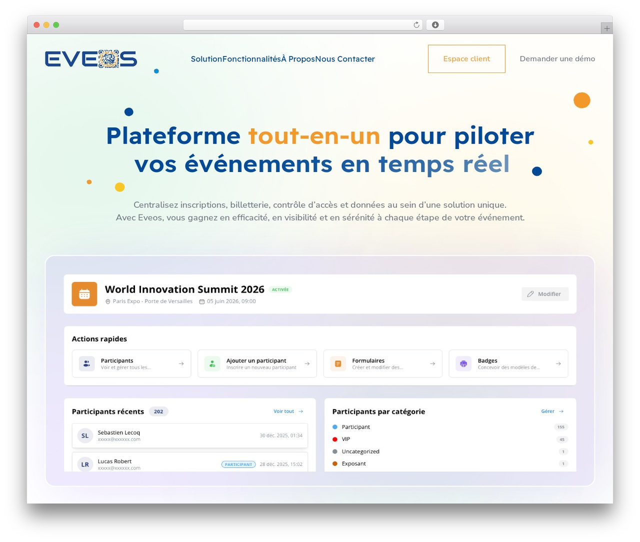 WordPress theme Saasify - eveos.com