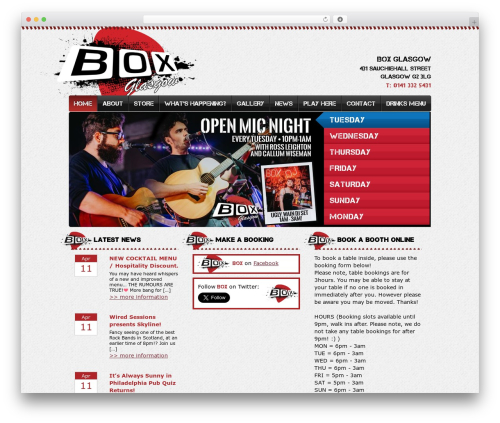 WP theme Box - boxglasgow.com WP theme Box - boxglasgow.com
