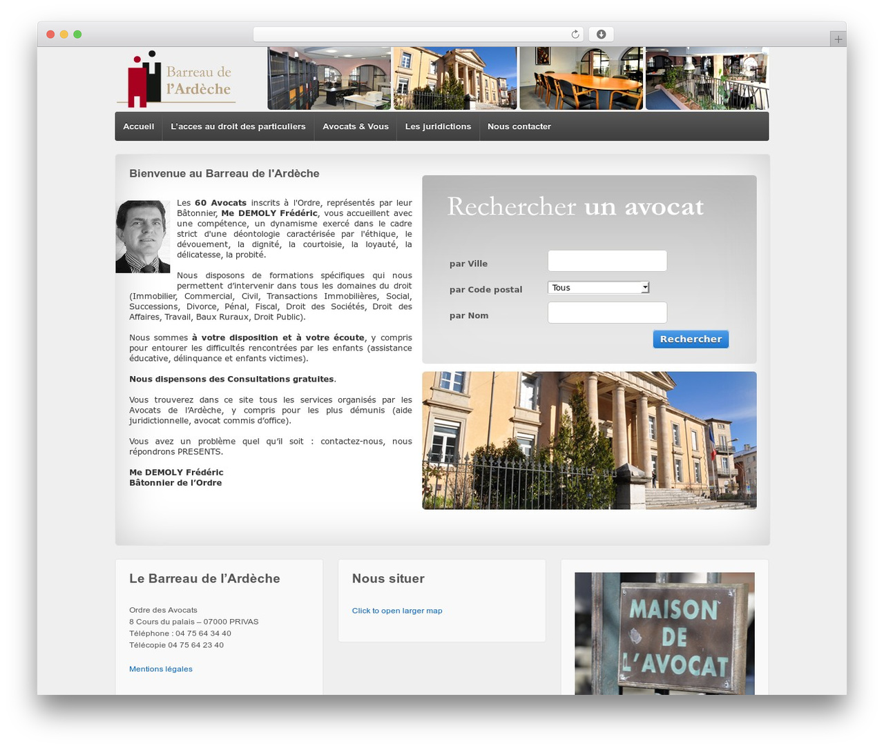 WP theme Responsive - barreaudelardeche.fr WP theme Responsive - barreaudelardeche.fr