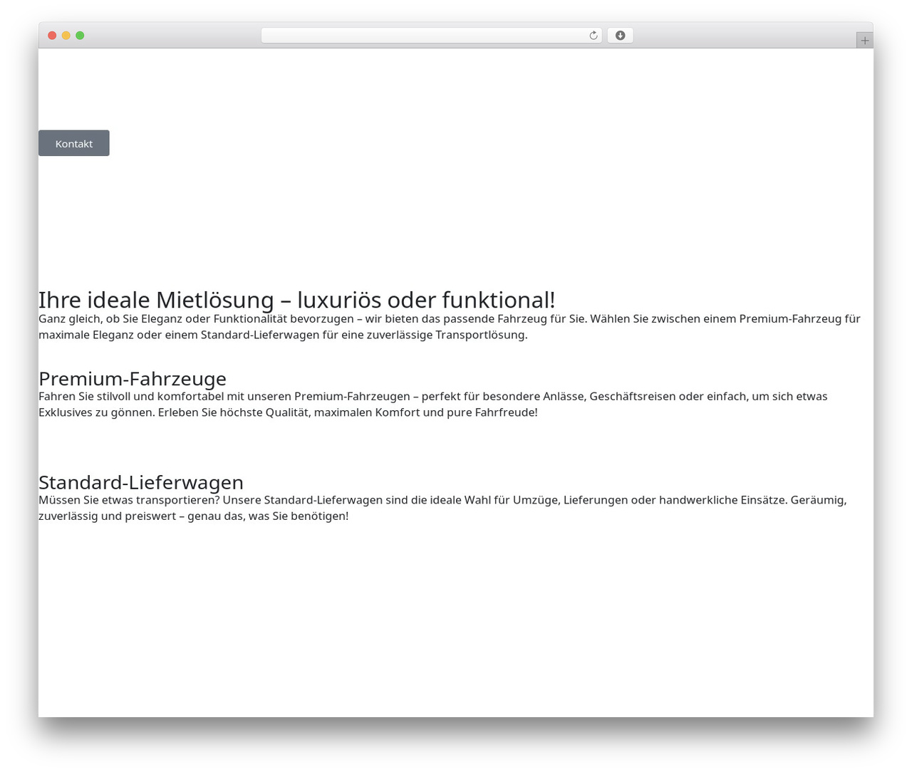Bootscore WordPress theme - rentforyou.ch