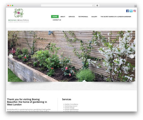 Portfolio gallery WordPress plugin - boxingbeautiful.com