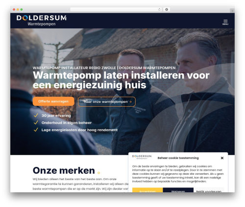 Divi timeline plus WordPress plugin - doldersumwarmtepompen.nl