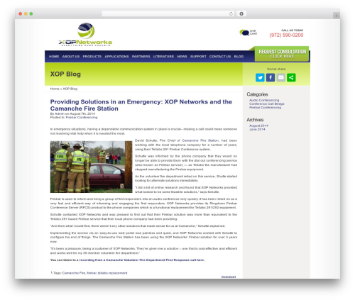 Easel WordPress theme - blog.xopnetworks.com