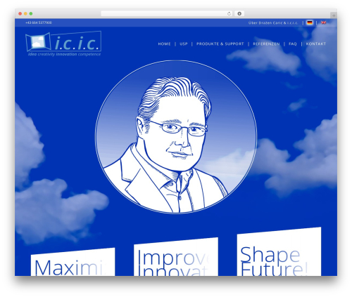 icic.cc Idea Creativity Innovation Competence WordPress theme - icic.cc