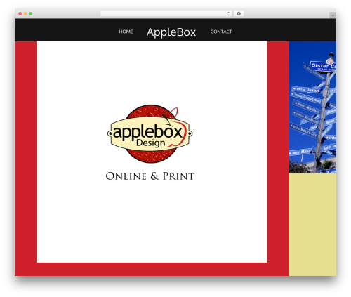 Theme WordPress Acid (shared on wplocker.com) - appleboxdesign.com