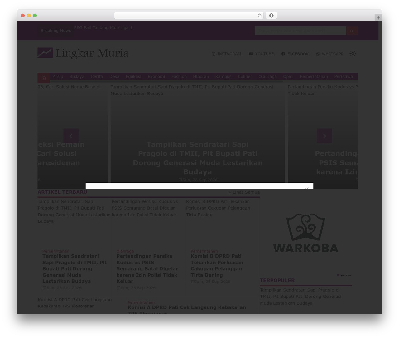 Theme WordPress Warta - lingkarmuria.com Theme WordPress Warta - lingkarmuria.com