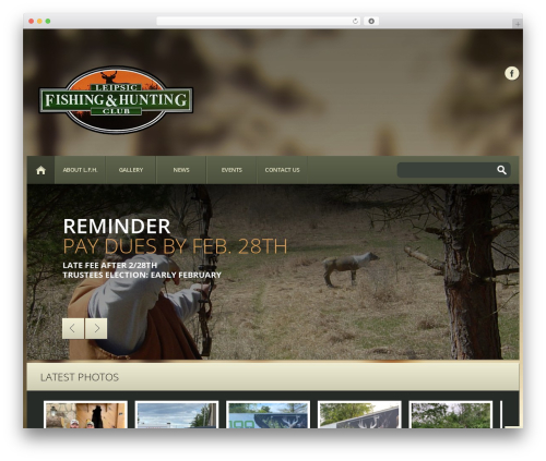 WordPress theme cherry - leipsicfishingandhunting.com