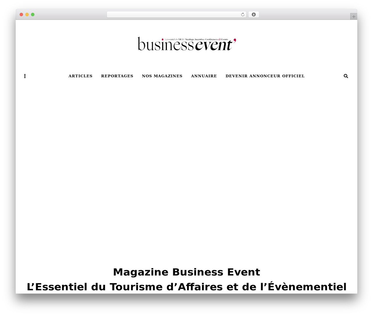 WordPress theme Eaven - mybusinessevent.com