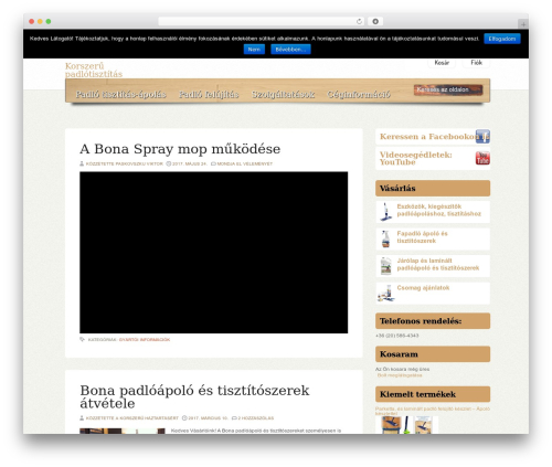 WordPress theme Ebuy - bonamop.hu
