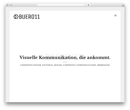 WordPress theme Pond - buero11.at