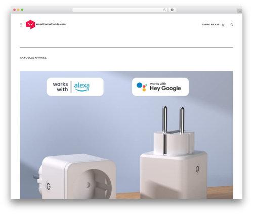 WordPress theme Schematic - smarthomefriends.com