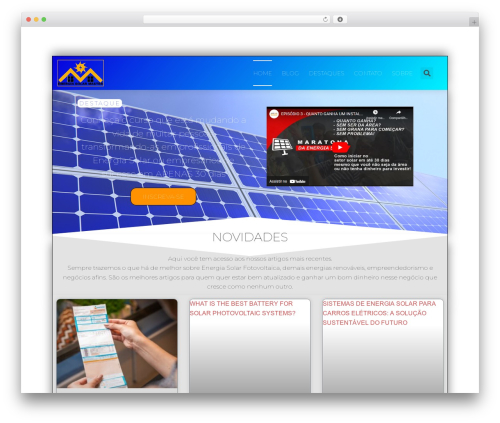 Avenger best WordPress theme - energiasolarmaster.com