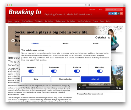 Best WordPress theme Base Theme - breaking-in.org