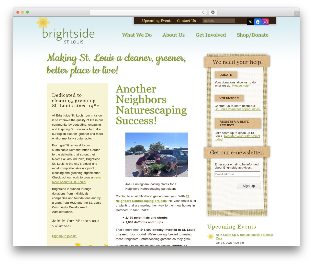 Brightside WordPress theme - brightsidestl.org Brightside WordPress theme - brightsidestl.org