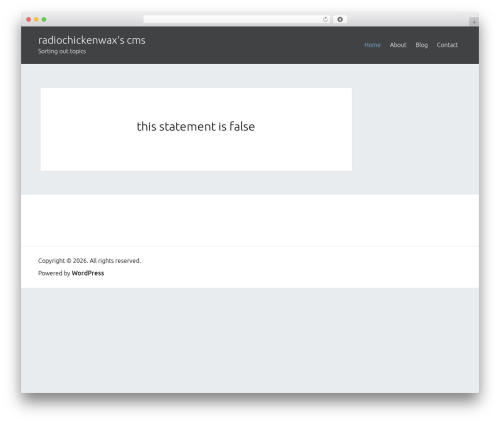 Busify WordPress theme - radiochickenwax.org Busify WordPress theme - radiochickenwax.org