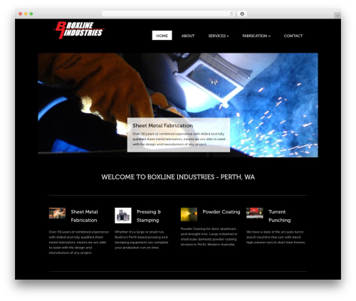 Haze WordPress theme - boxline.com.au