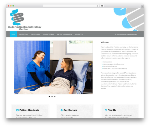 Improved WordPress theme - buderimgastro.com.au