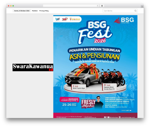 Newkarma WordPress theme - swarakawanua.id