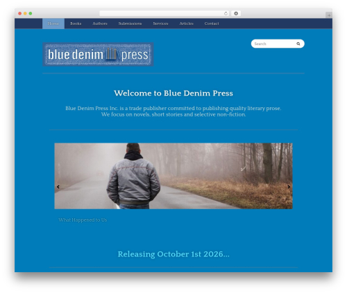 Publisher top WordPress theme - bluedenimpress.com