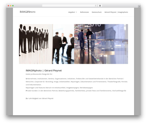 Theme WordPress DI Flat - imaginphoto.de