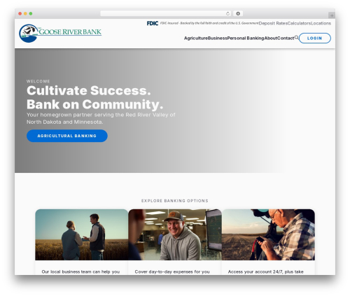 Theme WordPress Flint Base Theme - gooseriverbank.com