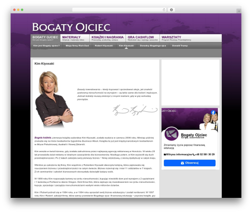 Theme WordPress RichDad - bogatyojciec.pl/kim-kiyosaki